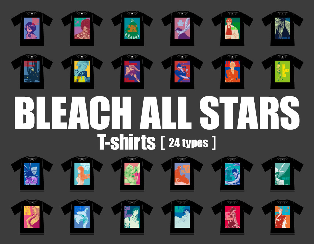 BLEACH ALL STARS T-shirts [24 types]